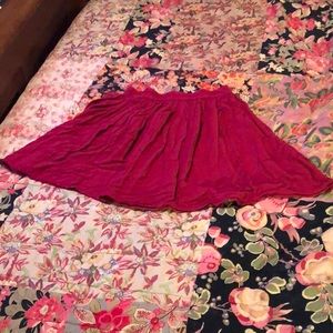 Lorimer NYC red skirt